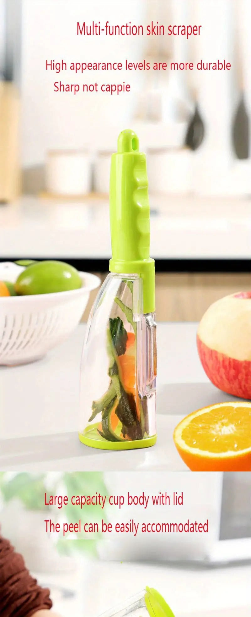2 in 1 Stainless Steel Vegetable Peeler