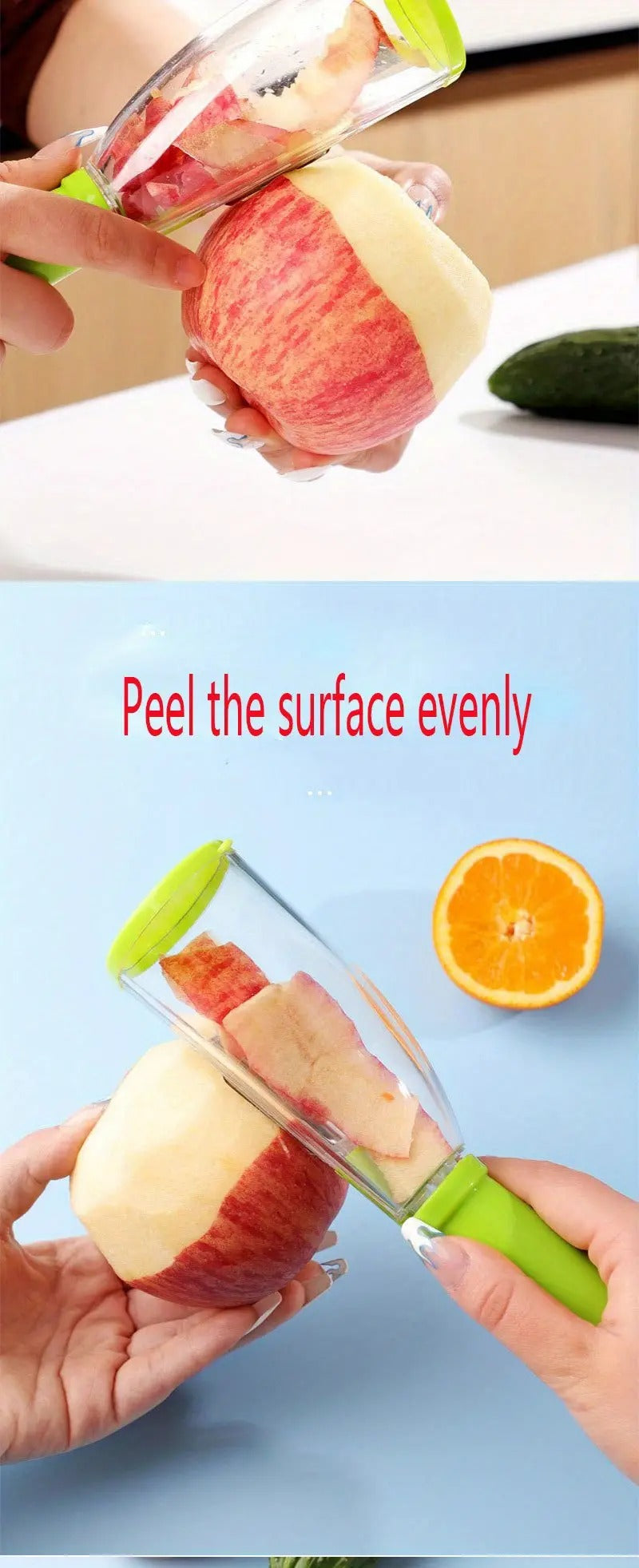 2 in 1 Stainless Steel Vegetable Peeler