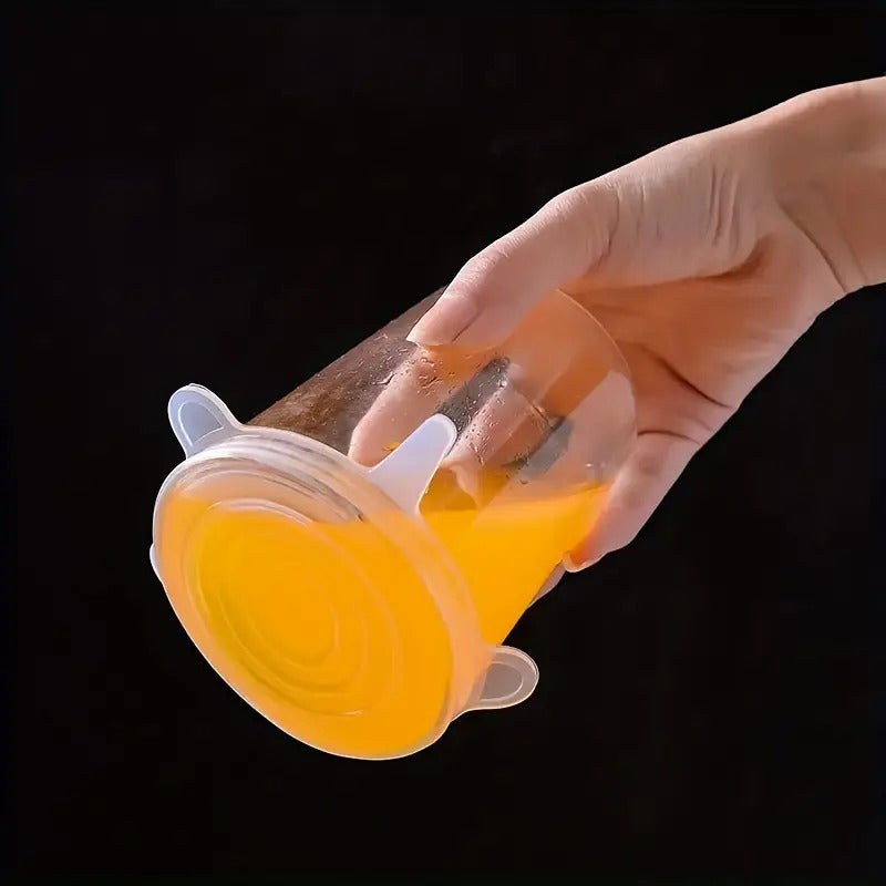 6pk Reusable Silicone Stretch Lids