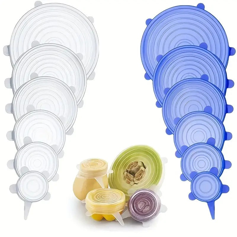6pk Reusable Silicone Stretch Lids