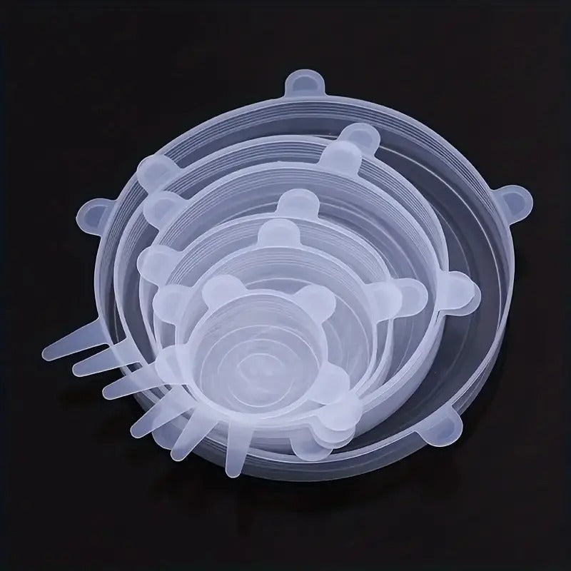 6pk Reusable Silicone Stretch Lids