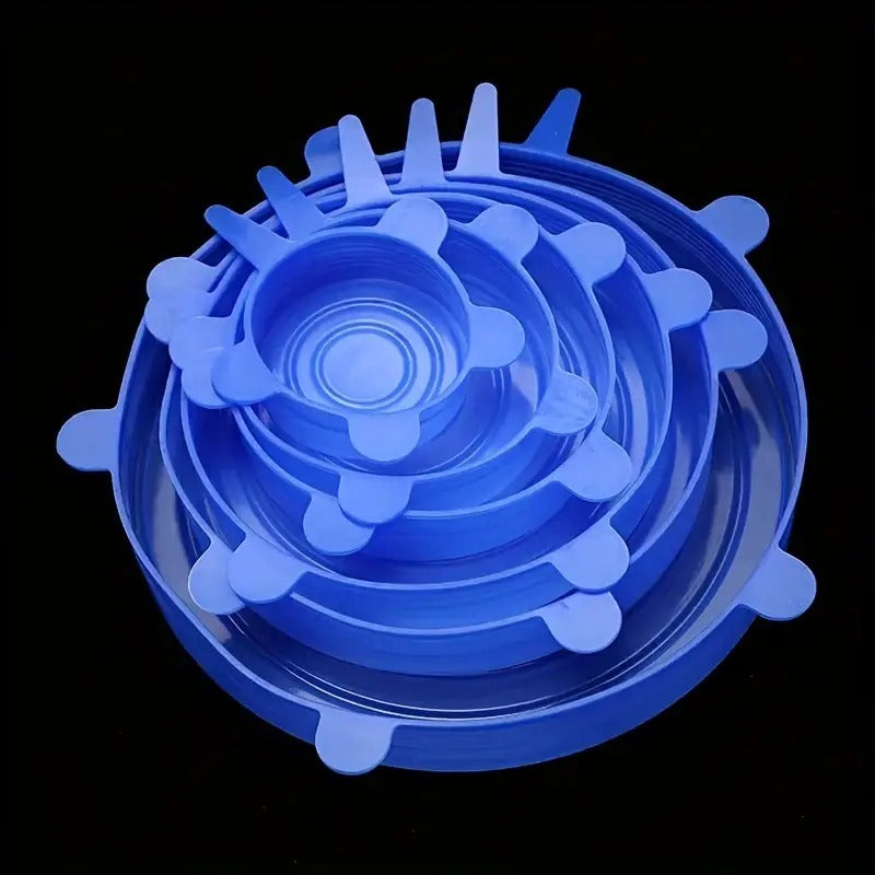 6pk Reusable Silicone Stretch Lids