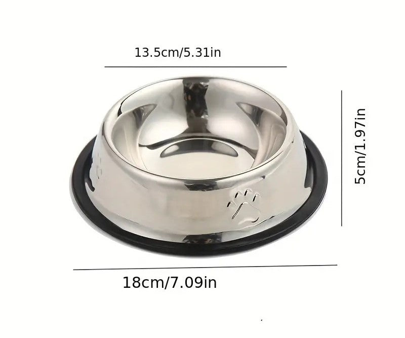 Stainless Steel Non-Slip Pet Bowl