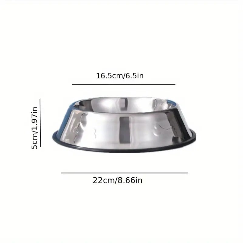 Stainless Steel Non-Slip Pet Bowl