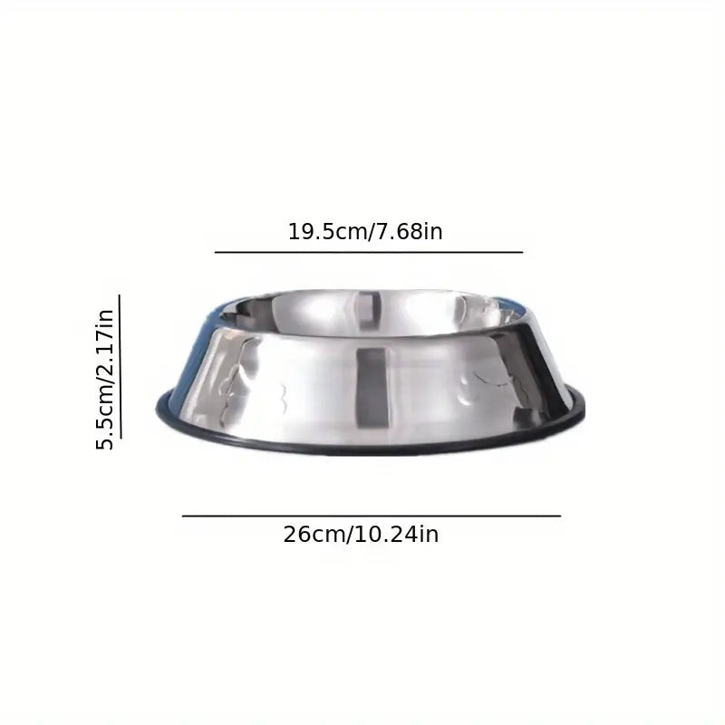 Stainless Steel Non-Slip Pet Bowl
