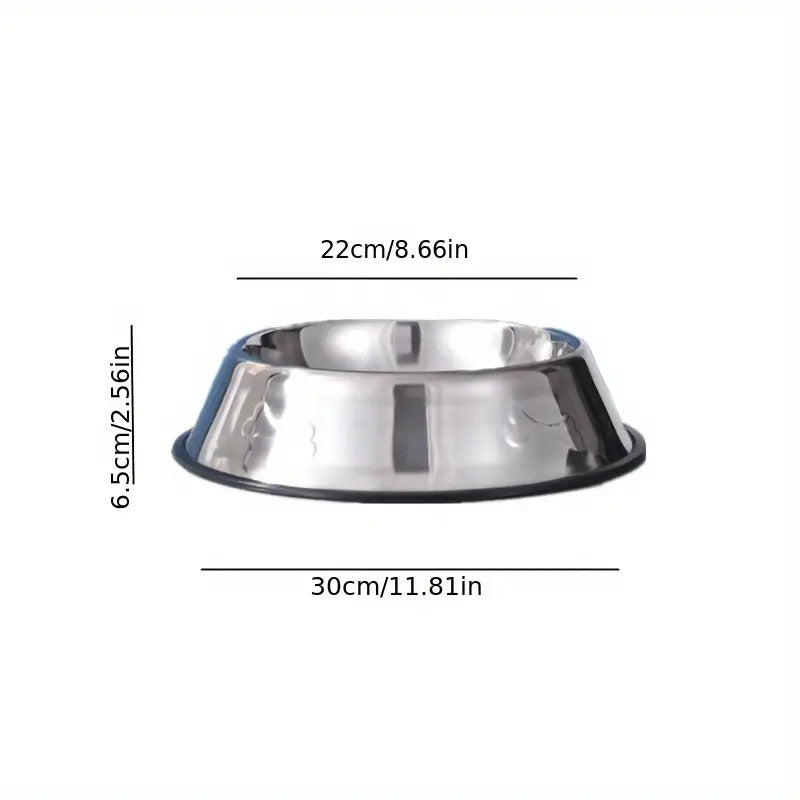 Stainless Steel Non-Slip Pet Bowl