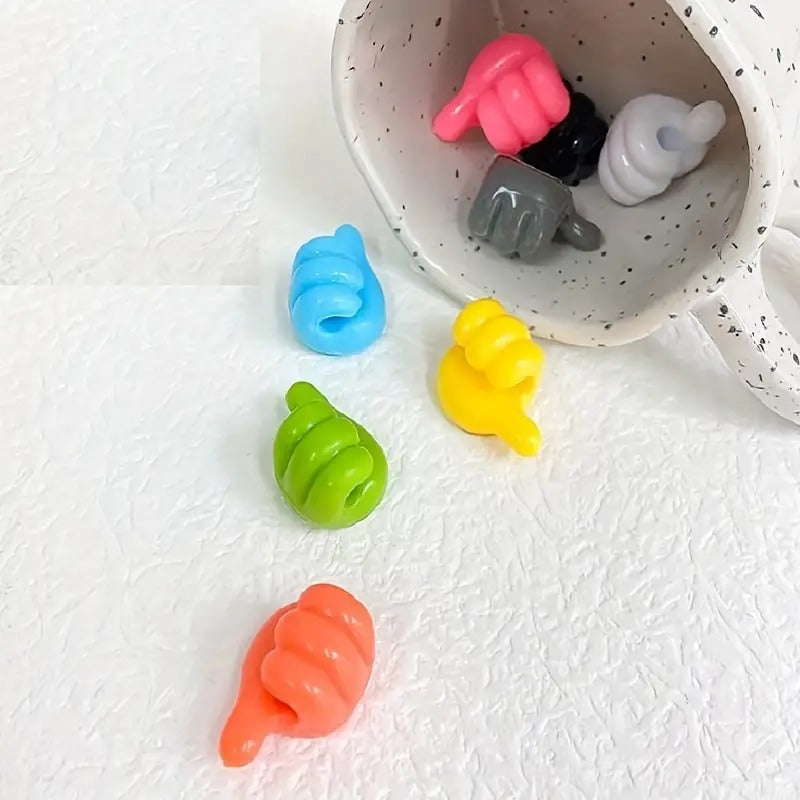 4pk Thumb Wall Hooks